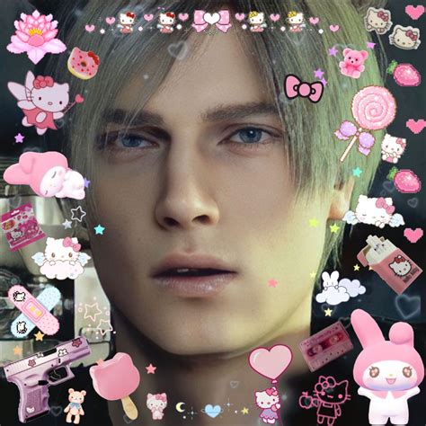 Hello Kitty Leon In 2023 Leon S Kennedy Leon Kennedy Resident Evil Leon