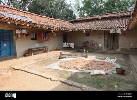 Courtyard Of Traditional House Bhilwara Village District Hazaribaug