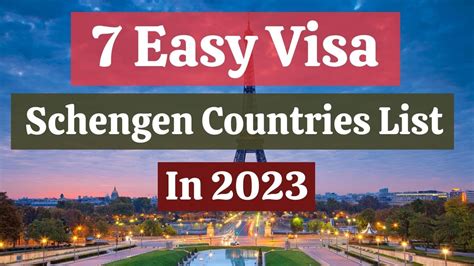 7 Easy Schengen Visa Countries In 2023 For Indian Best Schengen Visa