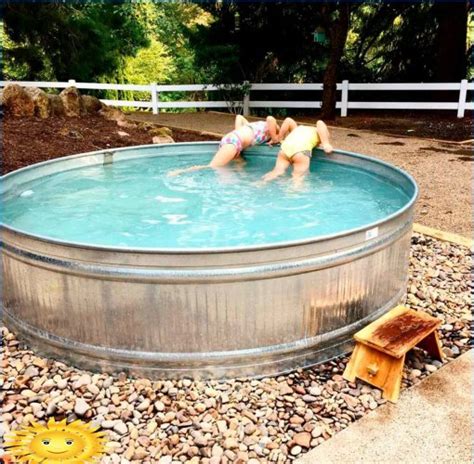 Galvanized steel pools: a new fashion trend