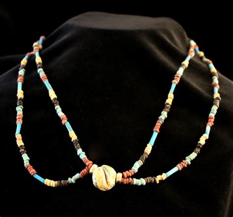 Egyptian Faience Mummy Beads And Mosaic Glass Bead Fj 1615 For Sale Classifieds