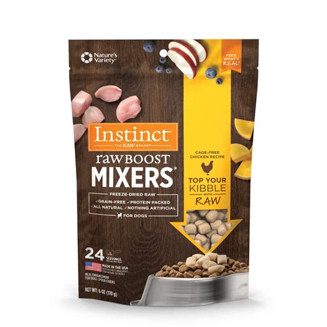 Instinct dog food reviews, coupons and recalls 2016. Instinct Freeze-Dried Raw Boost Mixers Grain-Free Chicken ...
