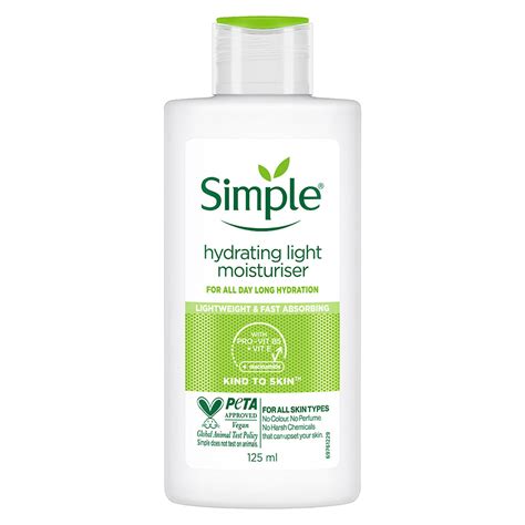 Simple Hydrating Light Moisturiser Light Non Greasy Moisturiser