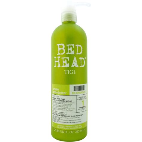 Shampoing Bed Head Urban Anti Dotes Re Energize Shampoo De Tigi En 750