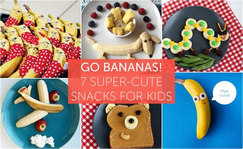 Bananacollage Copy Cute Snacks Fun Kids Food Healthy