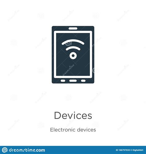 Devices Icon Vector. Trendy Flat Devices Icon From Electronic Devices ...