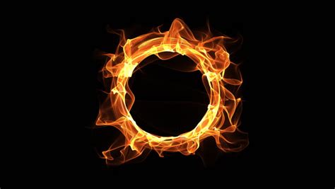 Fire Ring Royalty Free Video