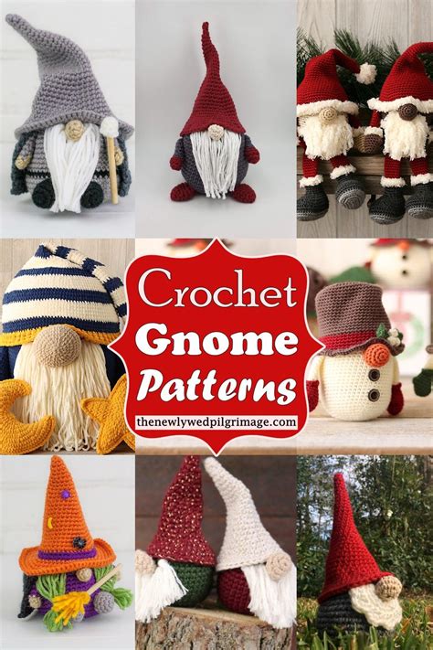 20 Free Crochet Gnome Patterns Crochet Xmas Gnome Patterns Crochet