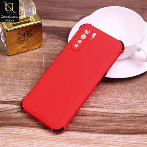oppo f15 cover red soft new stylish matte look case ordernation