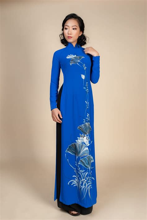 Only Sample Us Size 4 Custom Ao Dai Vietnamese Traditional Dress In Markandvy Ao Dai