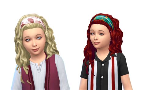 The Sims 4 Cc Child Hair Maxis Match