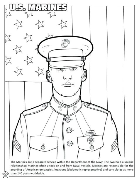 Usmc Coloring Pages At Getcolorings Free Printable Colorings