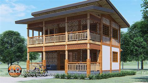 Amakan Native House Bahay Kubo Design 3 Bedroom L 8x8 M 128 Sqm