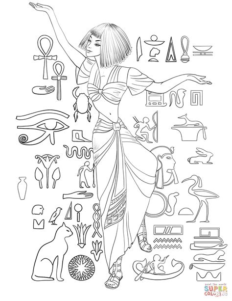 Egyptiandrawings035 Teens Coloring Pages Pagine Da Colorare Porn Sex Picture