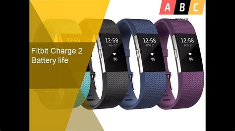 ‌fitbit Charge 2 Battery Life Youtube