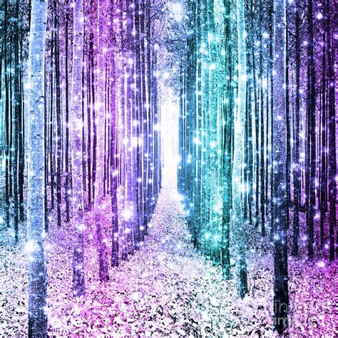 Pastel Magical Forest Path Digital Art By Johari Smith Fine Art America