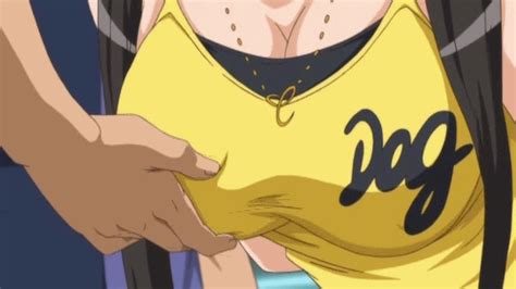 Kuroha Mitsu Crimson Girls Chikan Shihai Animated Animated  Black Hair Breasts Groping