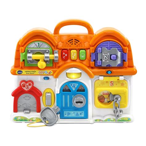 Vtech Latches And Doors Busy Board Baby Toy Encourages Motor Skills