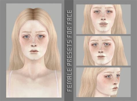 Female Presets For Face At Magic Bot The Sims 4 Catalog