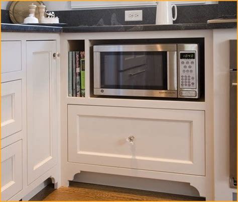Consider replacing a lower drawer with a microwave cabinet. Best Under Counter Microwave Reviews | Microwave in ...
