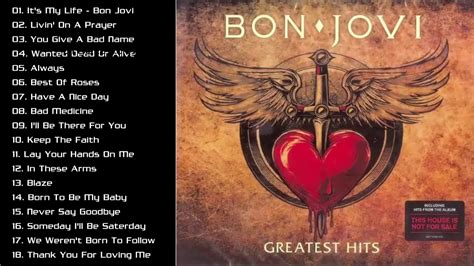 Best Songs Of Bon Jovi Bon Jovi Greatest Hits Full Album Youtube