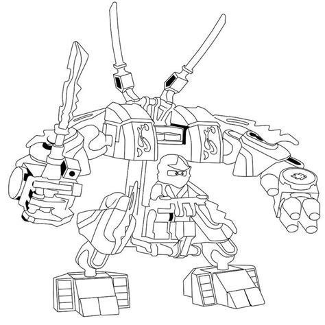 These ninjago images will bring the characters and stories to life. Ninjago Mech Coloring Pages | Ninjago coloring pages, Coloring pages, Printable coloring pages