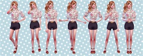Combination Pose 45 At A Luckyday Sims 4 Updates