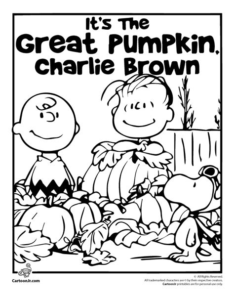 Https://wstravely.com/coloring Page/it S The Great Pumpkin Charlie Brown Coloring Pages