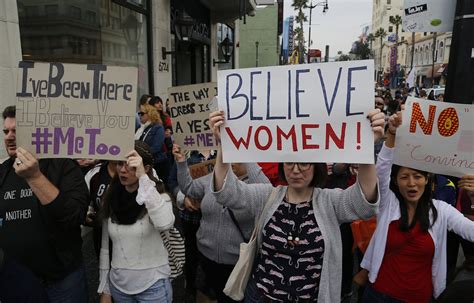 Hundreds In Hollywood March Against Sexual Harassment The Times Of Israel