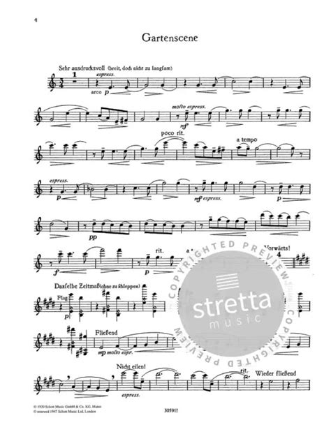 Vier Stücke Op 11 Von Erich Wolfgang Korngold Im Stretta Noten Shop