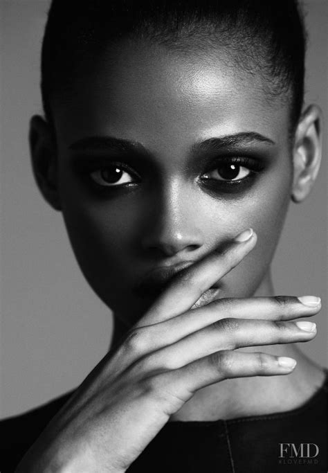 photo of model aya jones dark skin models black models portrait photography fashion