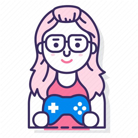 Gamer Girl Player Icon