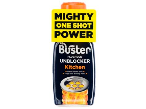 Buster 06132 Kitchen Plug Hole Unblocker One Shot 200g Thorns Diy