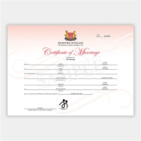 Singapaw Rom Marriage Certificate Pawdigy