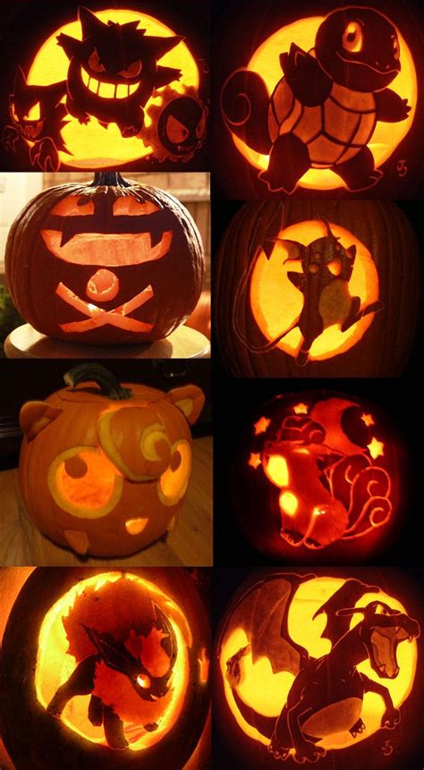 Awesome Carved Pokemon Halloween Pumpkins Projects To Try Pokemon