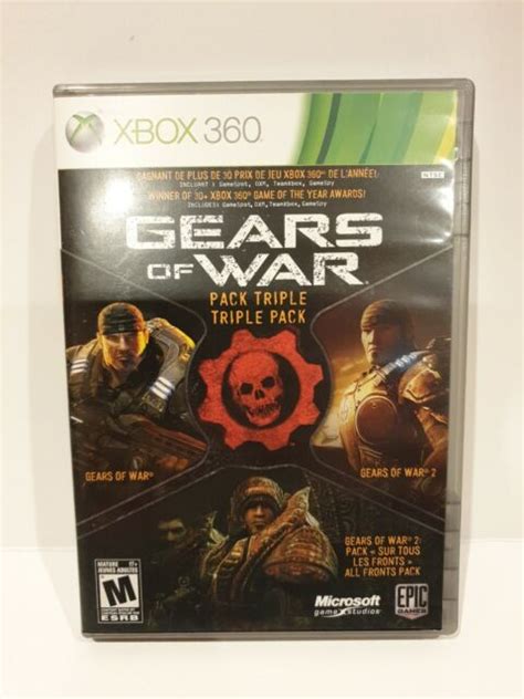 Gears Of War Triple Pack Microsoft Xbox 360 2011 For Sale Online Ebay