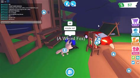 Roblox Adopt Me How To Get Into Camping Cabin Without Paying Youtube