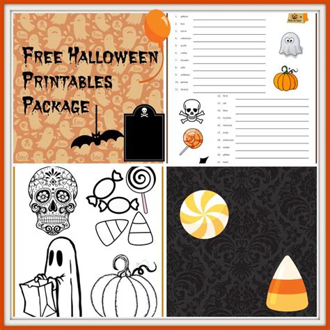Halloween Printables Activity Package