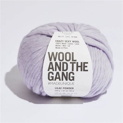 Watg Crazy Sexy Wool Lilac Powder Chunky Yarn Barn