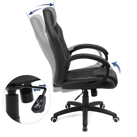 Wir haben für euch 10 gaming stühle im vergleich und zeigen euch, worauf es ankommt. SONGMICS_Gaming_Stuhl_OBG56B_4 - Bürostuhl-Test-24