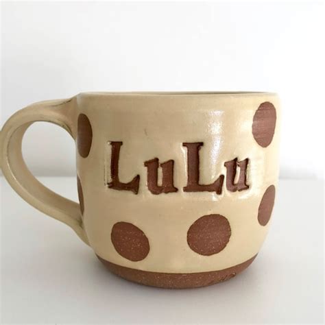 Handmade Mug With Name Personalized Pottery Custom Mug Etsy