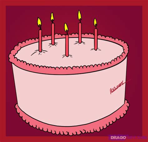 Free Birthday Cake Drawing Download Free Birthday Cake Drawing Png