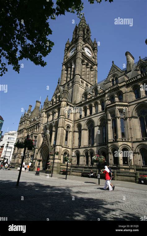 City Of Manchester England The Alfred Waterhouse Designed Manchester