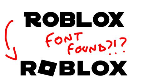 Guys I Think I Found The Newest Roblox Logo Font The Font Is Distant