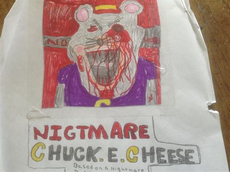 My Drawing Of Nightmare Chuckecheese 2015 By Totalgamingtroll2001