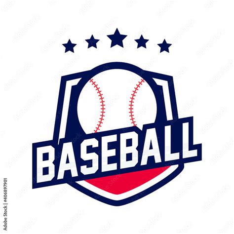 Baseball Logo Baseball Badgesport Logoteam Identityvector