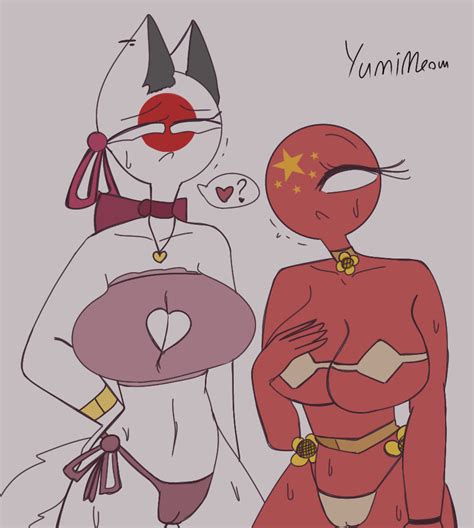Rule 34 2girls Anthro Cat Ears Cat Tail China Countryhumans Countryhumans Countryhumans Girl