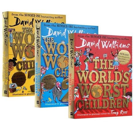 David Williams The Worlds Worst Children Set Of 3 Books