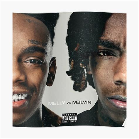 Ynw Melly Vs Melvin Poster For Sale By Janetsun Redbubble