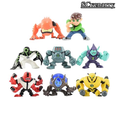 Ben 10 Action Figures Toys Protector Of Earth Pvc Ben 10 Doll 8pcsset